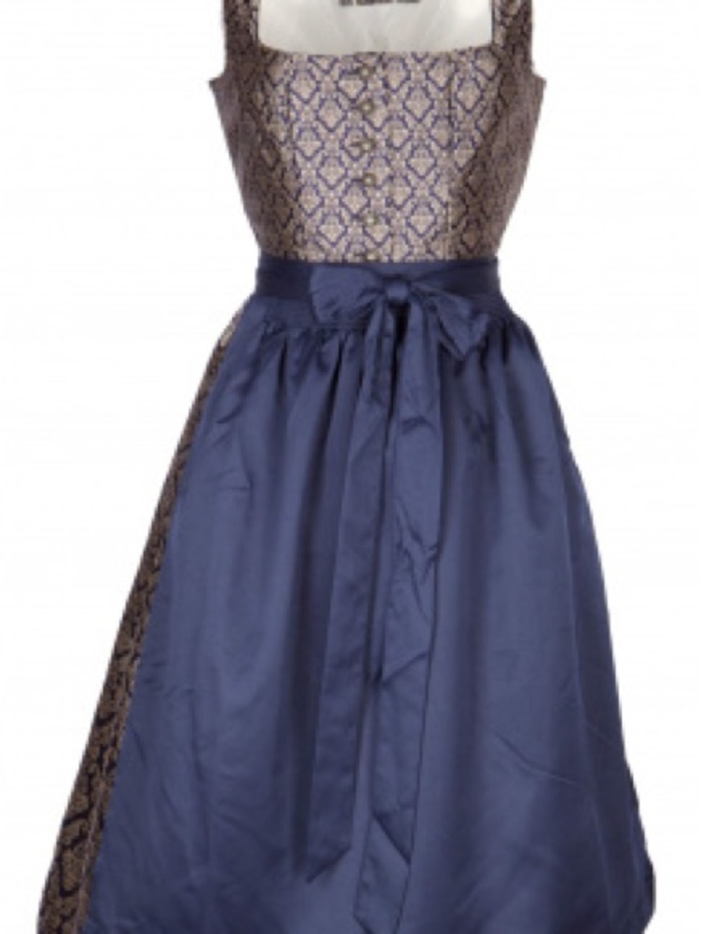 Emma D. Trachten blue Floral Jacquard Dirndl in Blue size 48